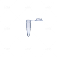 PCR-02 200uL Clear Nonsterile 0.2mL PCR Single Tube with Flat Cap