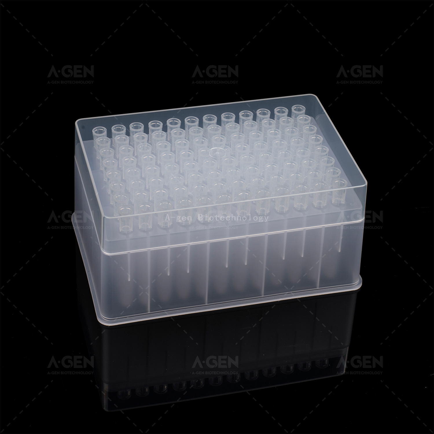 Nayo Tips 50μL Clear Robotic PP Pipette Tip (Racked,sterilized) for DNA/RNA Extraction No Filter FX-50-RS