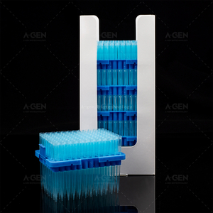 Rack packing 10-1250μL Transparent Disposable Pipette Tips 