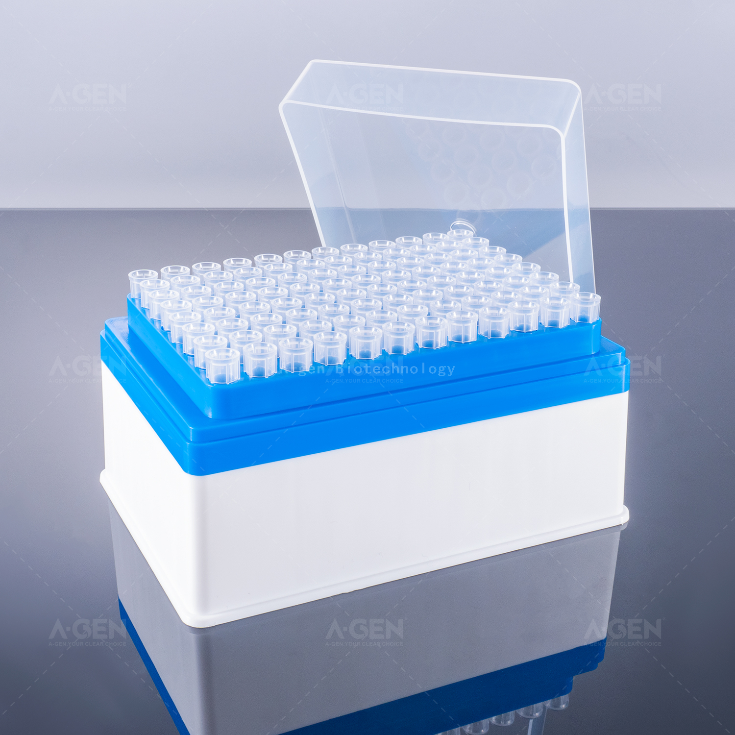 Tecan LiHa 200μL Transparent PP Pipette Tip (SBS Racked,sterilized) without Filter TT-200-RS