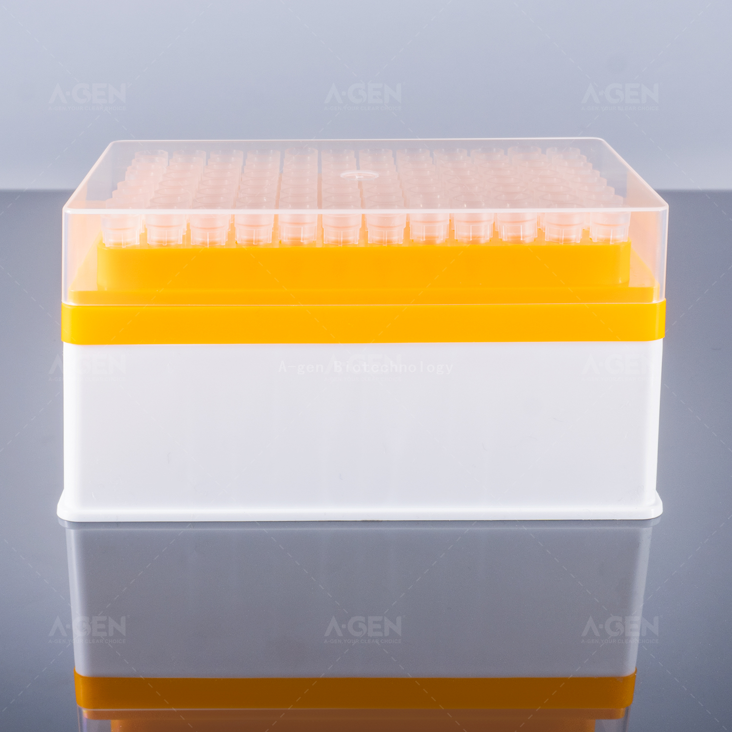 Tecan LiHa 20μL Transparent PP Pipette Tip (SBS Racked,sterilized) for Liquid Transfer No Filter TT-20-RSL Low Residual