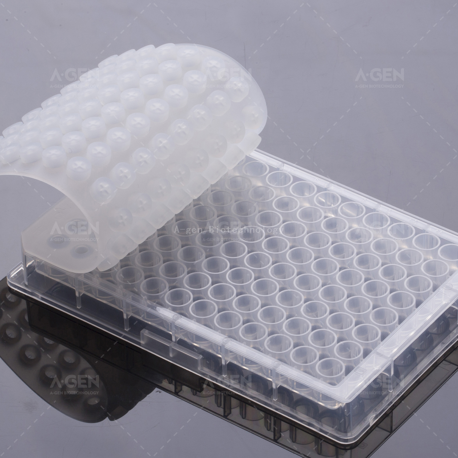 PCR 96 Round-Well Silicone Sealing Mat for 96 Well PCR Plate