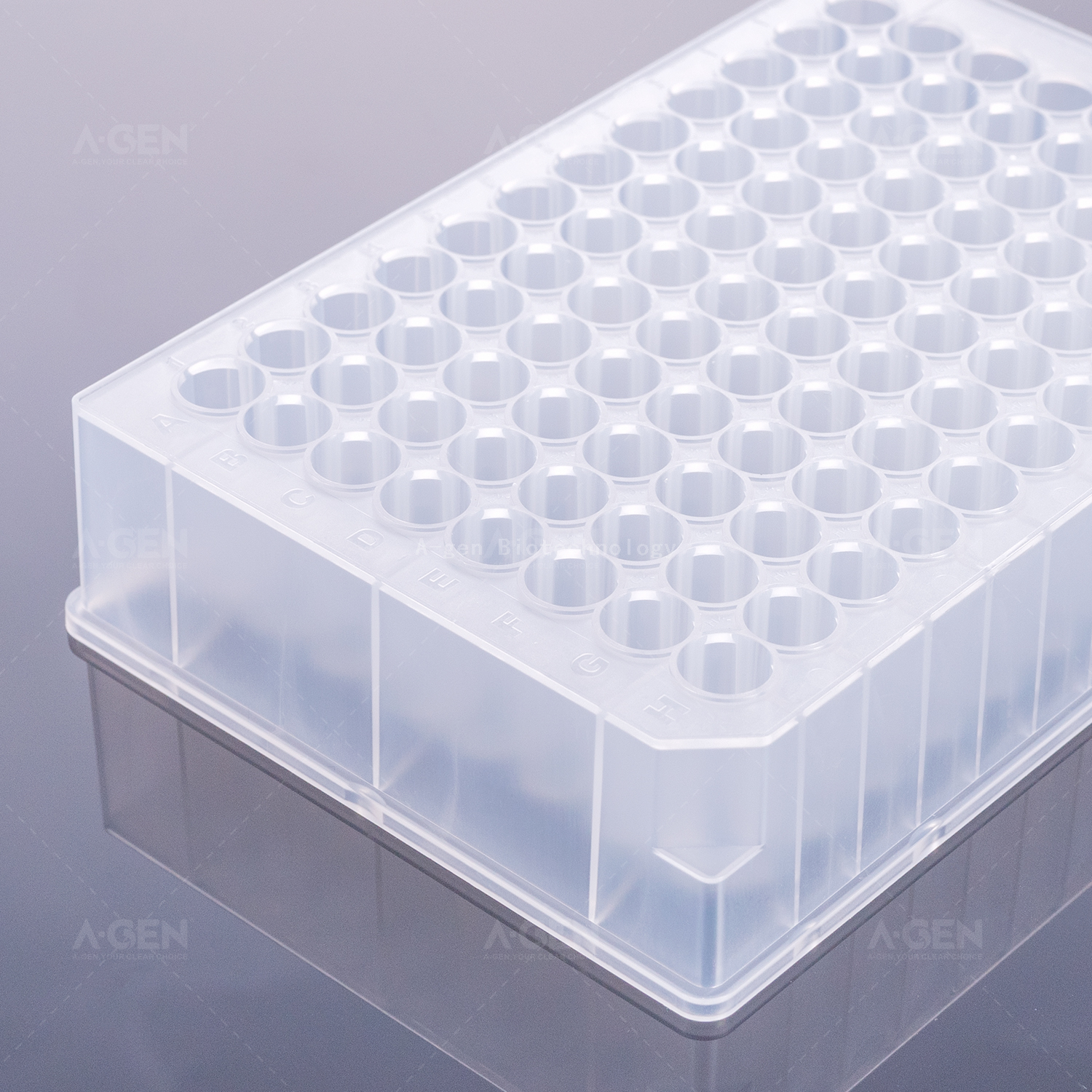 96 Round Deep Well Plate, Vbottom, 1.1mL Round Well V Bottom Plate