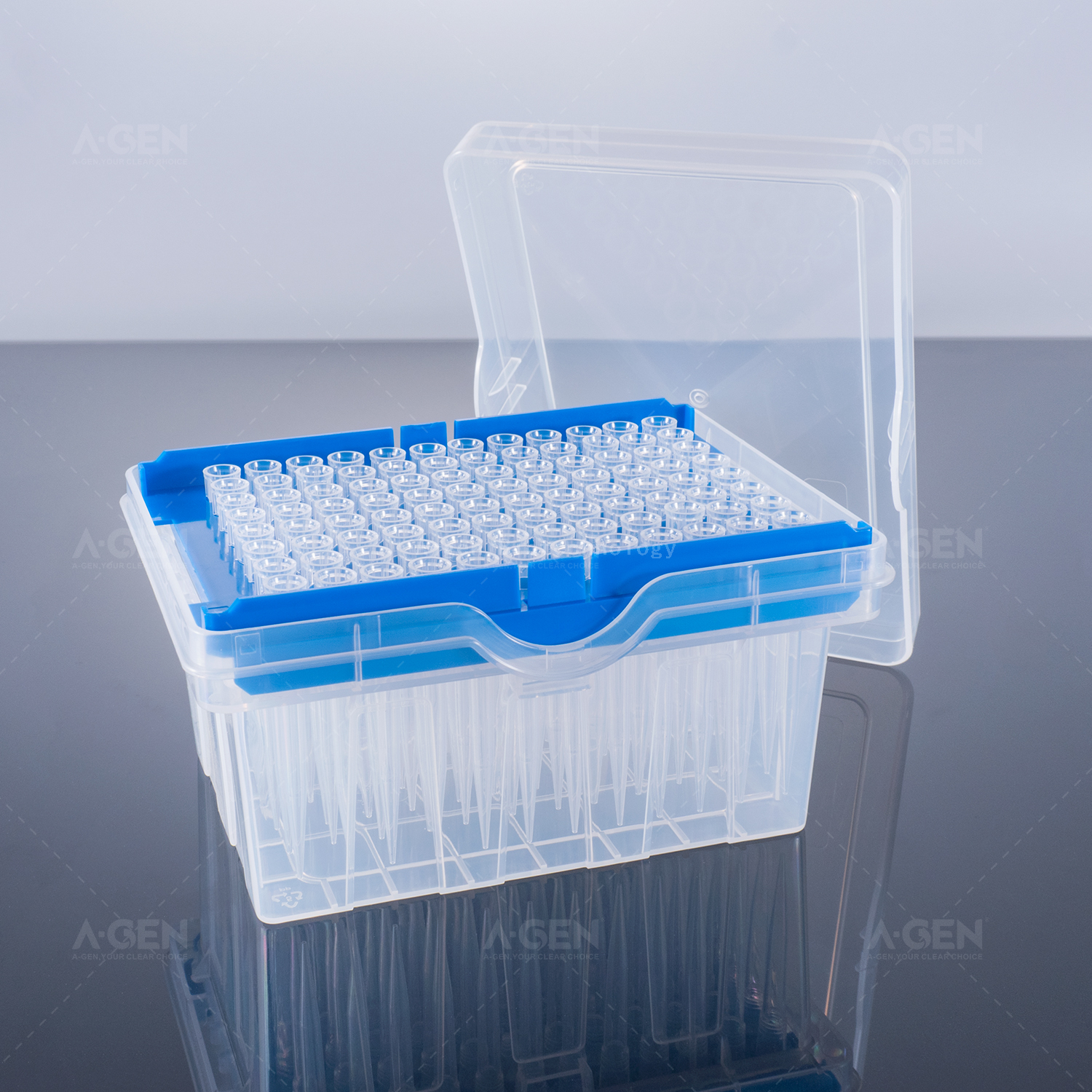 Tecan LiHa 200μL Transparent PP Pipette Tip (Racked,sterilized) without Filter TT-200-RS