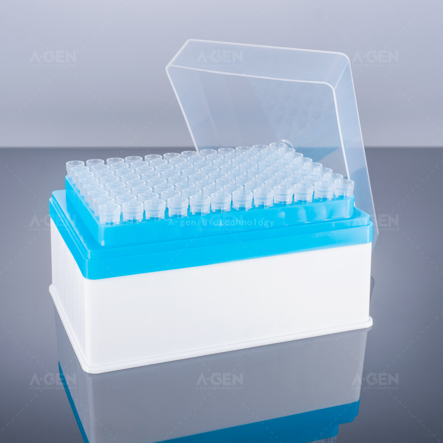 Tecan LiHa 50μL Transparent PP Pipette Tip (SBS Racked,sterilized) for Liquid Transfer No Filter TT-50-HSL Low Retention